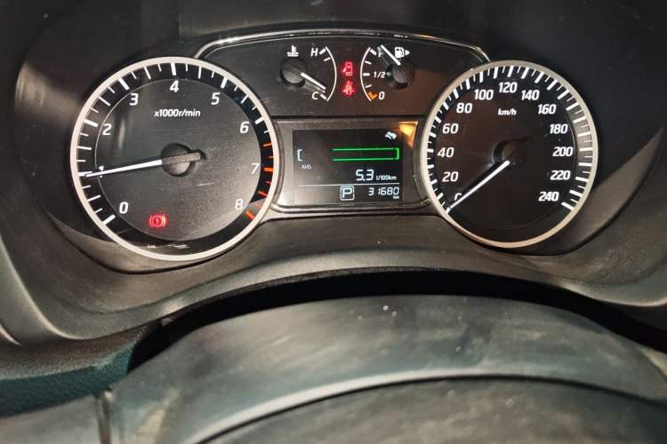 Used Nissan Sylphy 2024 Classic 1.6XE CVT Comfort Edition Odometer Close Up