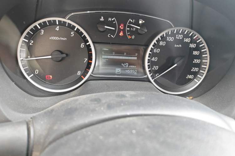 Used Nissan Sylphy 2024 Revised Version Classic 1.6XE CVT Comfort Edition Odometer Close Up