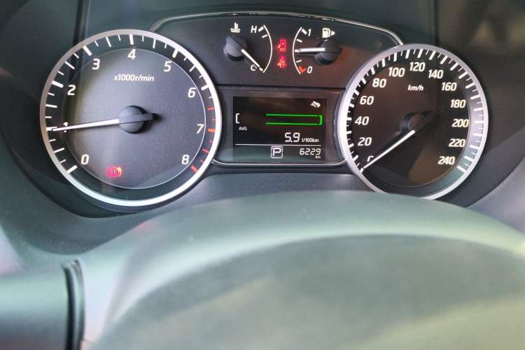Used Nissan Sylphy 2024 Classic 1.6XL CVT Luxury Edition Odometer Close Up