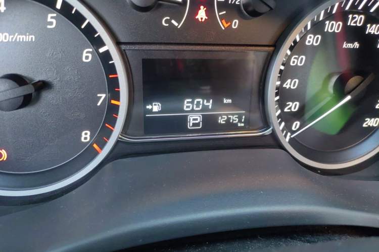 Used Nissan Sylphy 2024 Facelifted Three Classic 1.6XE CVT Comfort Edition Odometer Close Up