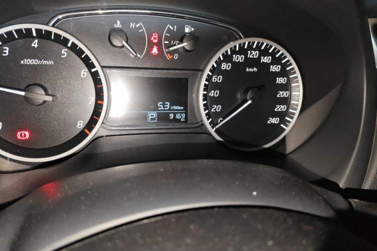Used Nissan Sylphy 2024 Facelifted Three Classic 1.6XE CVT Comfort Edition Odometer Close Up