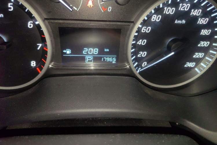 Used Nissan Sylphy 2024 Classic 1.6XE CVT Comfort Edition Odometer Close Up