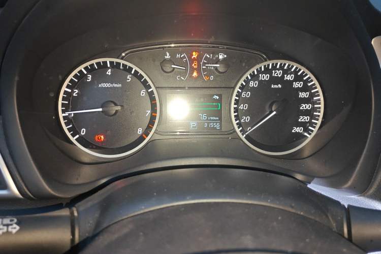 Used Nissan Sylphy 2024 Classic 1.6XE CVT Comfort Edition Odometer Close Up
