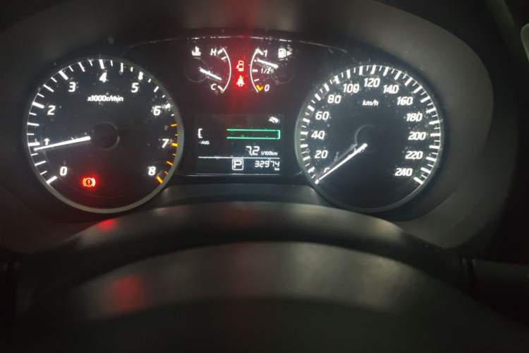 Used Nissan Sylphy 2024 Classic 1.6XE CVT Comfort Edition Odometer Close Up