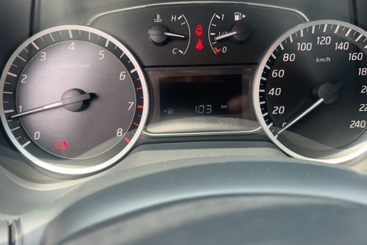 Used Nissan Sylphy 2024 Facelifted Three Classic 1.6XE CVT Comfort Edition Odometer Close Up