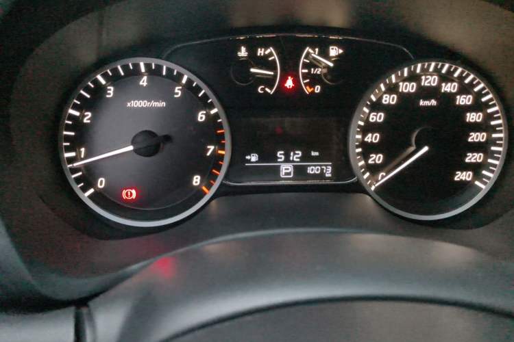 Used Nissan Sylphy 2024 Classic 1.6XE CVT Comfort Edition Odometer Close Up
