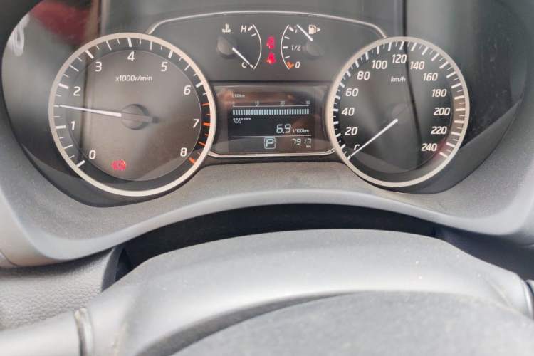 Used Nissan Sylphy 2024 Facelifted Three Classic 1.6XE CVT Comfort Edition Odometer Close Up