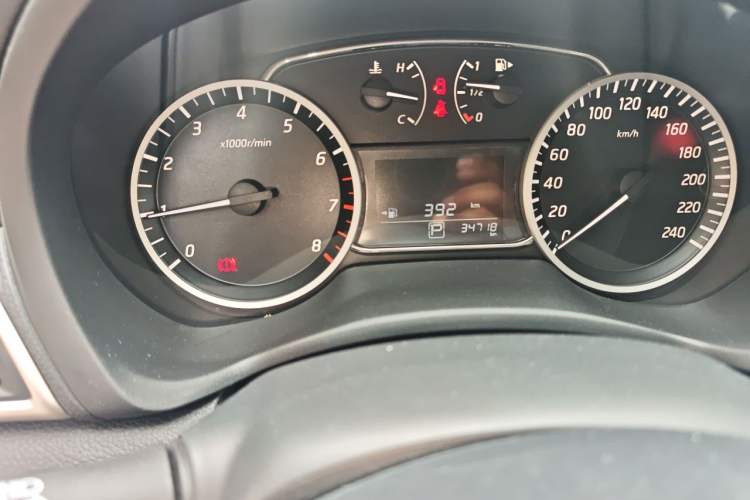 Used Nissan Sylphy 2024 Classic 1.6XE CVT Comfort Edition Odometer Close Up