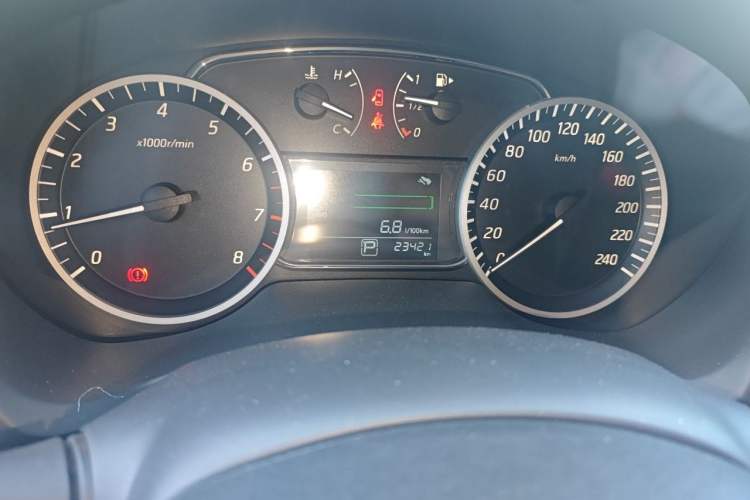 Used Nissan Sylphy 2024 Classic 1.6XE CVT Comfort Edition Odometer Close Up
