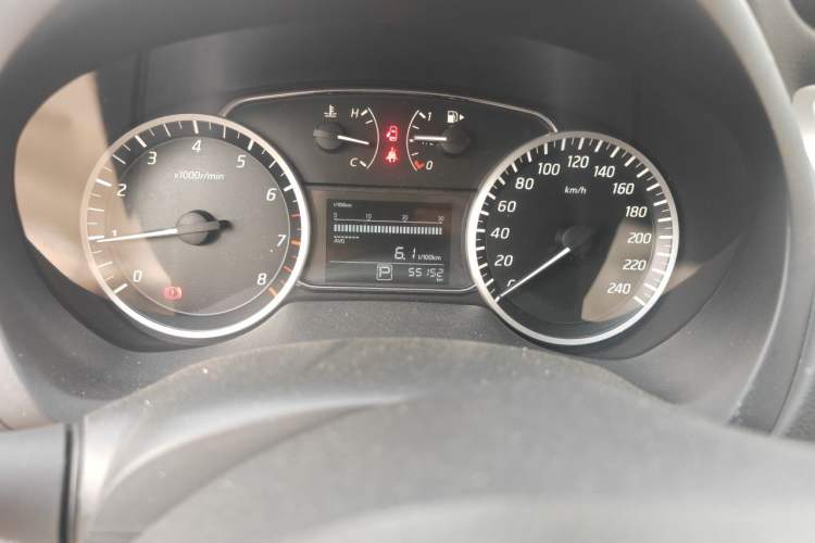 Used Nissan Sylphy 2024 Classic 1.6XE CVT Comfort Edition Odometer Close Up