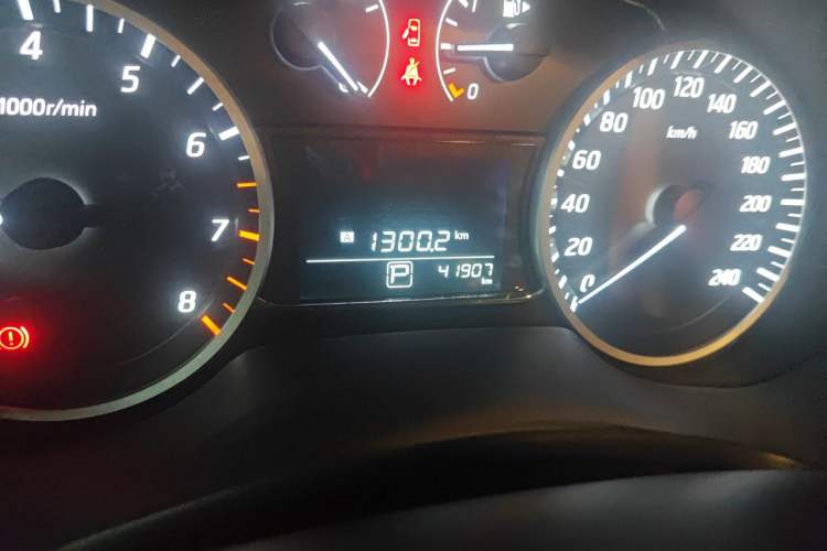 Used Nissan Sylphy 2024 Classic 1.6XE CVT Comfort Edition Odometer Close Up