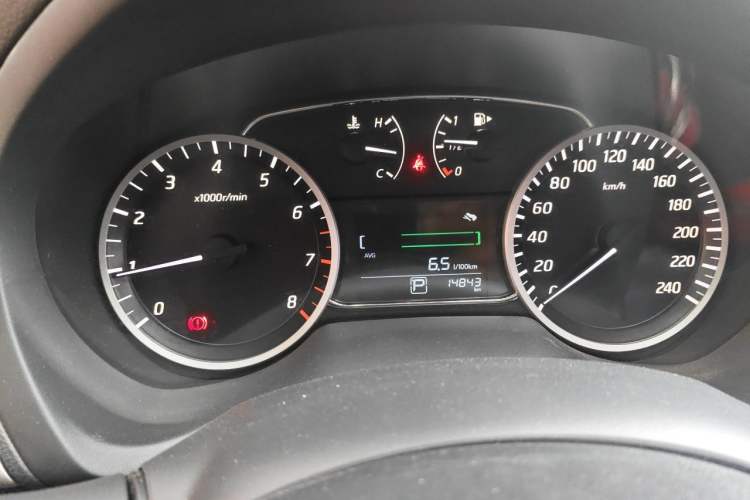 Used Nissan Sylphy 2024 Facelifted Three Classic 1.6XE CVT Comfort Edition Odometer Close Up