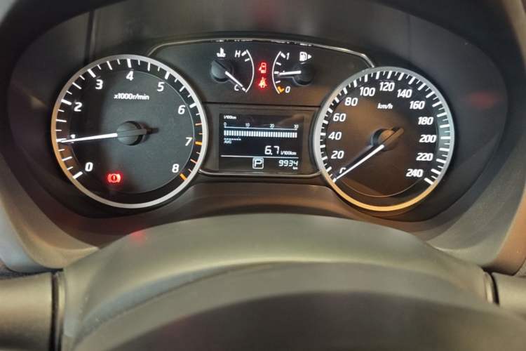 Used Nissan Sylphy 2024 Revised Version Classic 1.6XE CVT Comfort Edition Odometer Close Up