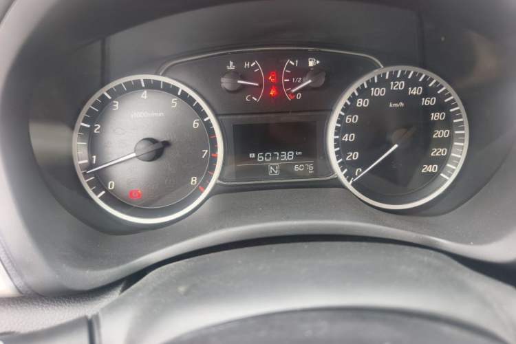 Used Nissan Sylphy 2024 Facelifted Three Classic 1.6XE CVT Comfort Edition Odometer Close Up