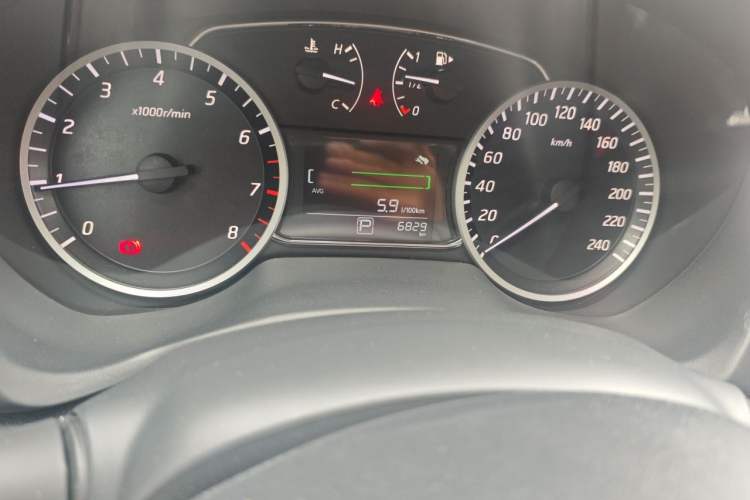 Used Nissan Sylphy 2024 Facelifted Three Classic 1.6XE CVT Comfort Edition Odometer Close Up
