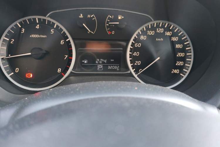 Used Nissan Sylphy 2024 Classic 1.6XE CVT Comfort Edition Odometer Close Up