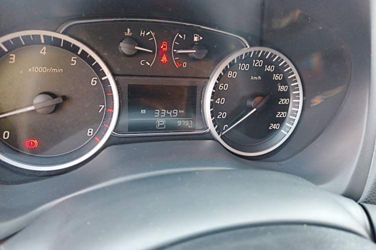 Used Nissan Sylphy 2024 Revised Version Classic 1.6XE CVT Comfort Edition Odometer Close Up