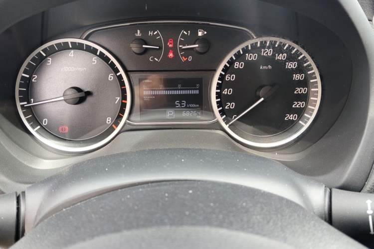 Used Nissan Sylphy 2024 Revised Version 2 Classic 1.6XL CVT Luxury Edition Odometer Close Up