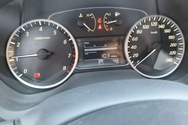 Used Nissan Sylphy 2024 Restyled Version 2 Classic 1.6XE CVT Comfort Edition Odometer Close Up