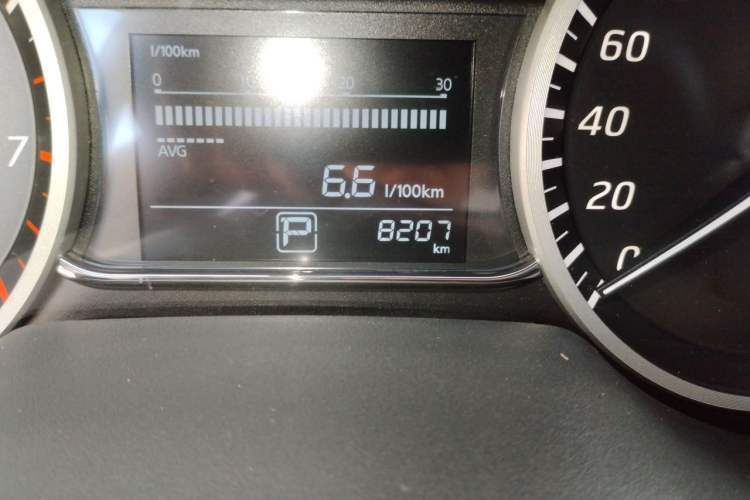 Used Nissan Sylphy 2024 Classic 1.6XE CVT Comfort Edition Odometer Close Up