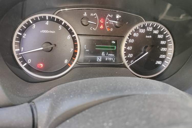 Used Nissan Sylphy 2024 Classic 1.6XE CVT Comfort Edition Odometer Close Up