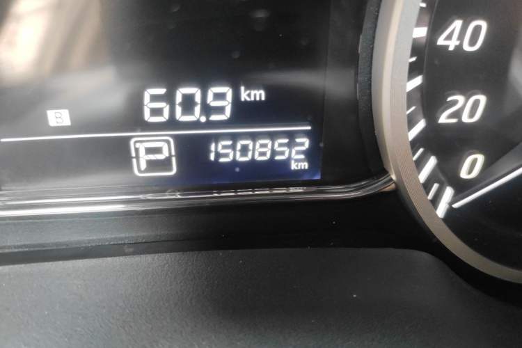 Used Nissan Sylphy 2024 Classic 1.6XE CVT Comfort Edition Odometer Close Up
