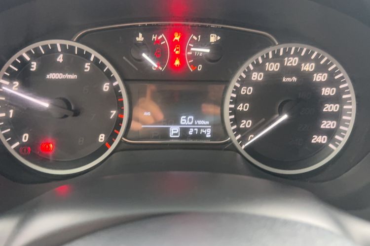 Used Nissan Sylphy 2024 Classic 1.6XE CVT Comfort Edition Odometer Close Up