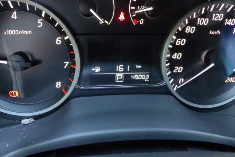 Used Nissan Sylphy 2024 Revised Version Classic 1.6XE CVT Comfort Edition Odometer Close Up