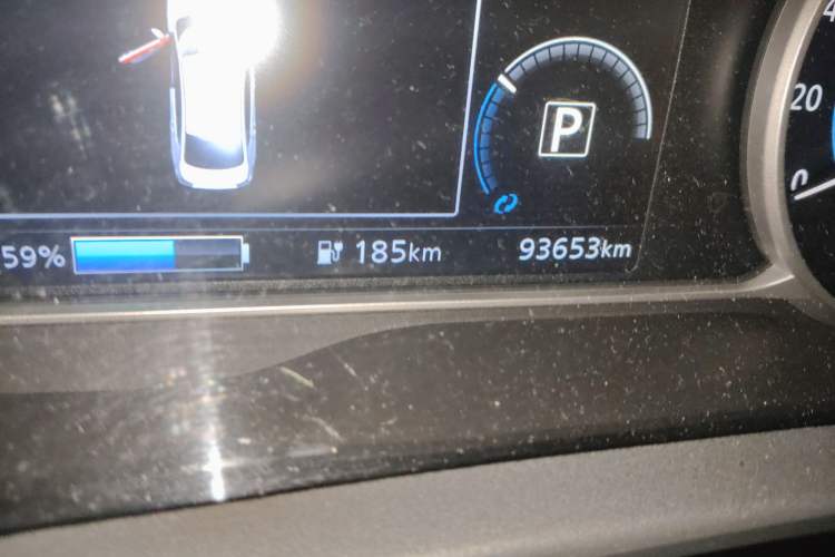 Used Nissan Sylphy EV 2018 Smart Edition Odometer Close Up