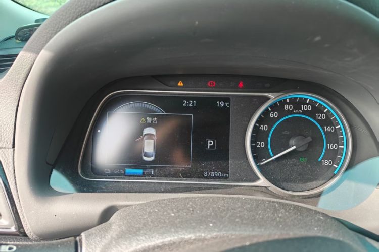 Used Nissan Sylphy EV 2018 Comfort Edition Customized Version Odometer Close Up