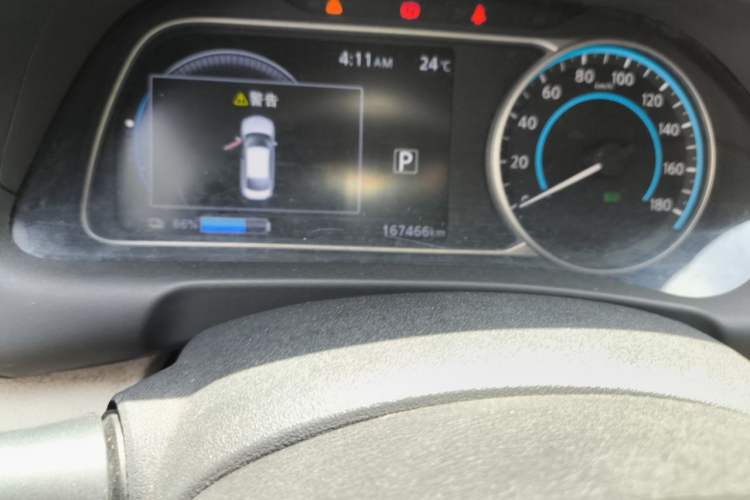 Used Nissan Sylphy EV 2018 Smart Edition Odometer Close Up