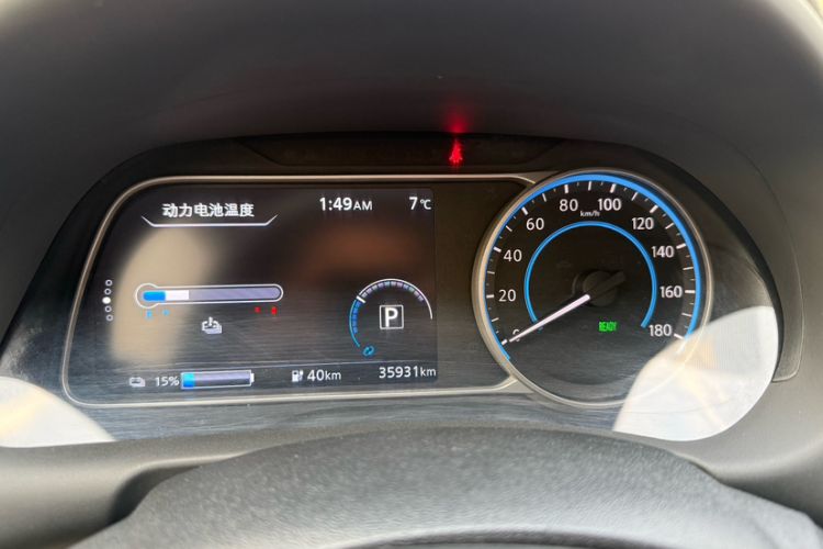 Used Nissan Sylphy EV 2018 Smart Edition Odometer Close Up