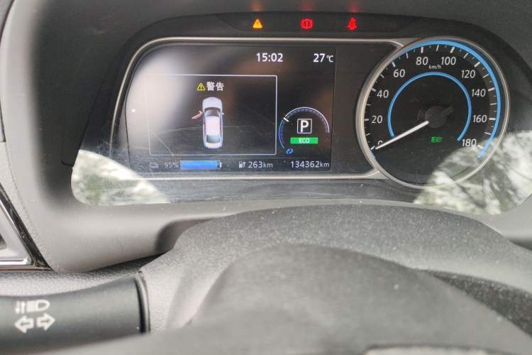 Used Nissan Sylphy EV 2018 Smart Edition Odometer Close Up