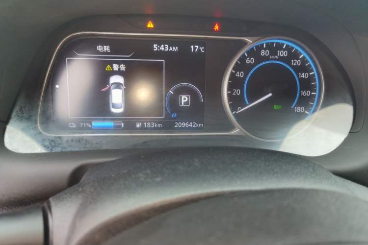 Used Nissan Sylphy EV 2018 Smart Edition Odometer Close Up