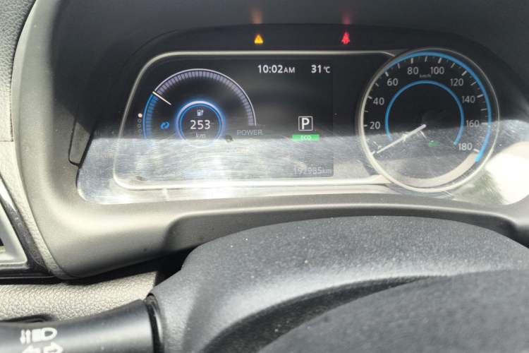 Used Nissan Sylphy EV 2018 Smart Edition Odometer Close Up