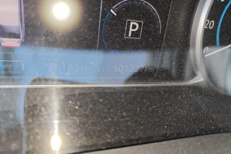 Used Nissan Sylphy EV 2018 Smart Edition Odometer Close Up