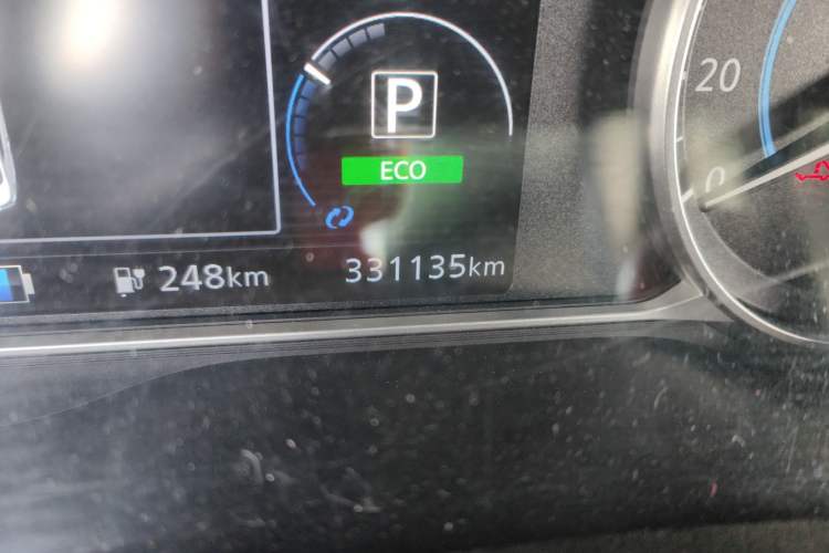 Used Nissan Sylphy EV 2018 Smart Edition Odometer Close Up