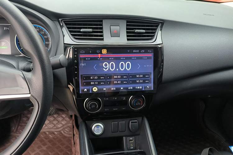 Used Nissan Sylphy EV 2018 Smart Edition Custom Version Audio And AC Panel