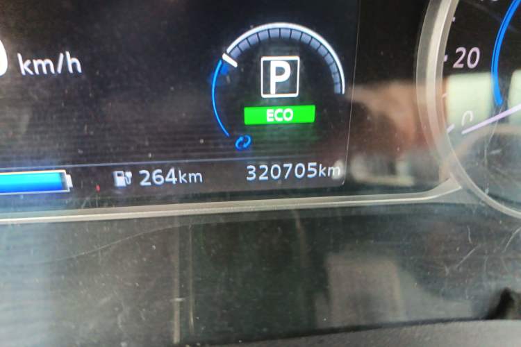 Used Nissan Sylphy EV 2018 Smart Edition Odometer Close Up