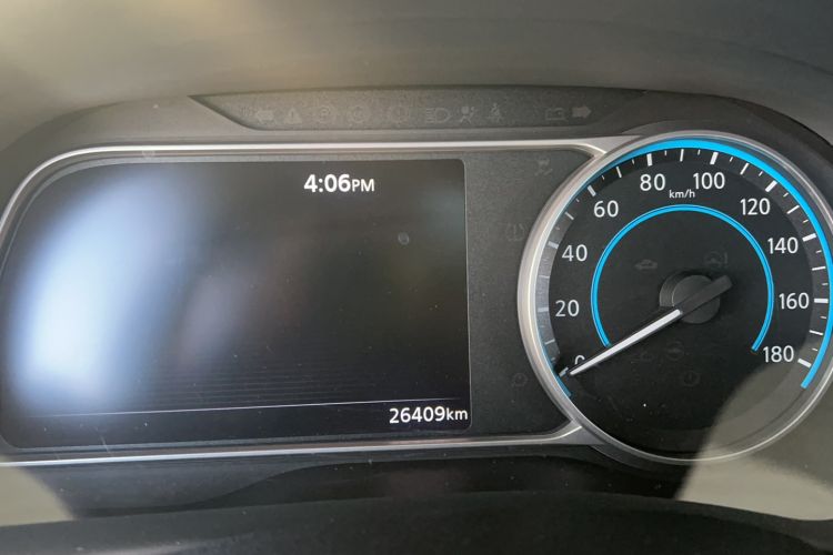 Used Nissan Sylphy EV 2018 ZhiZun Edition Odometer Close Up