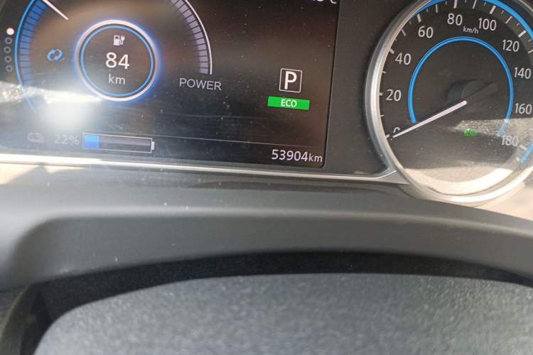 Used Nissan Sylphy EV 2018 ZhiZun Edition Odometer Close Up