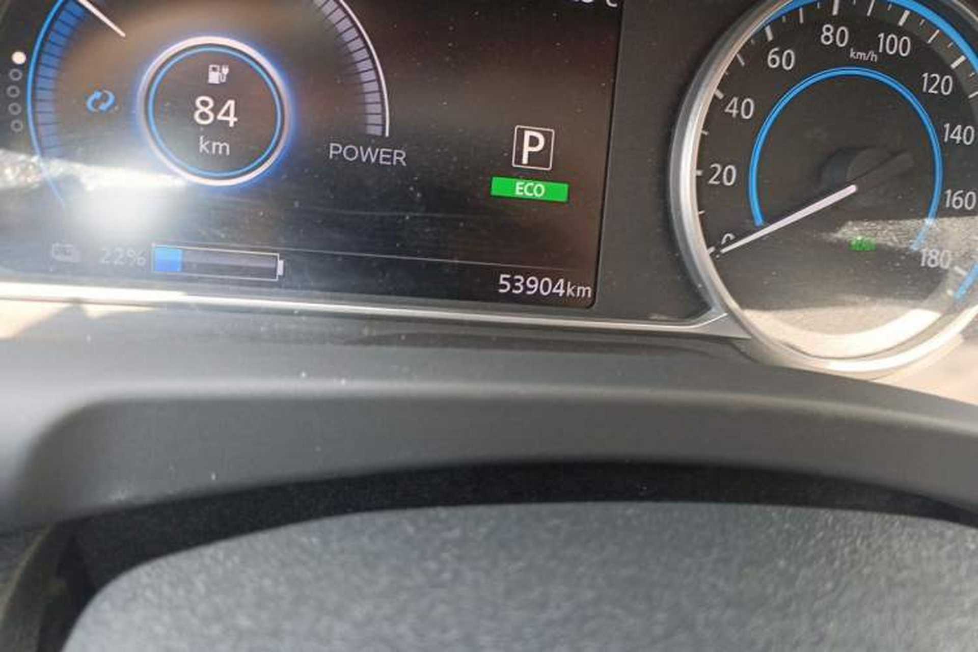 Used Nissan Sylphy EV 2018 ZhiZun Edition Odometer Close Up