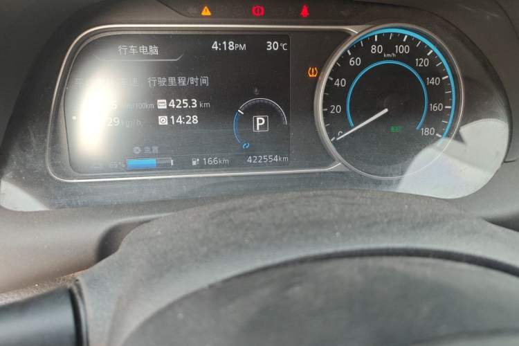 Used Nissan Sylphy EV 2018 Smart Edition Odometer Close Up