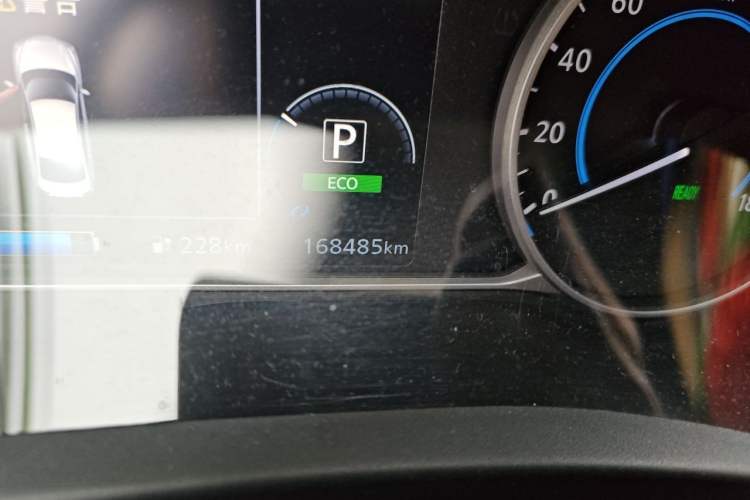 Used Nissan Sylphy EV 2018 Smart Edition Odometer Close Up