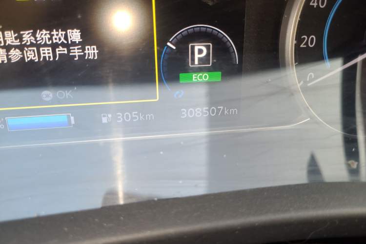 Used Nissan Sylphy EV 2018 Smart Edition Custom Version Odometer Close Up