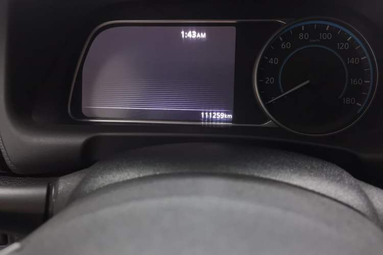 Used Nissan Sylphy EV 2018 Smart Edition Odometer Close Up