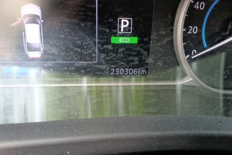 Used Nissan Sylphy EV 2018 Smart Edition Odometer Close Up