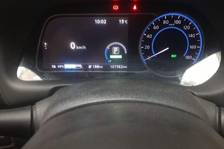 Used Nissan Sylphy EV 2018 Comfort Edition Customized Version Odometer Close Up