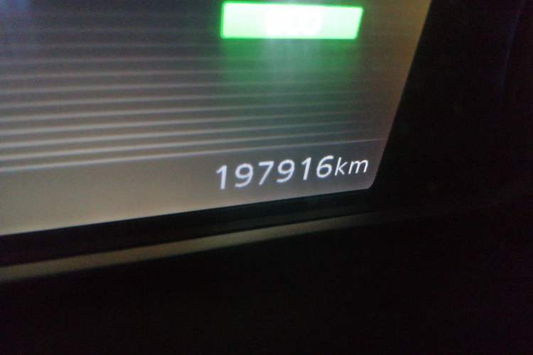 Used Nissan Sylphy EV 2018 ZhiZun Edition Odometer Close Up