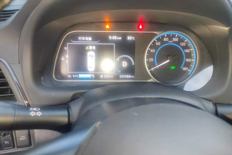 Used Nissan Sylphy EV 2018 Smart Edition Odometer Close Up